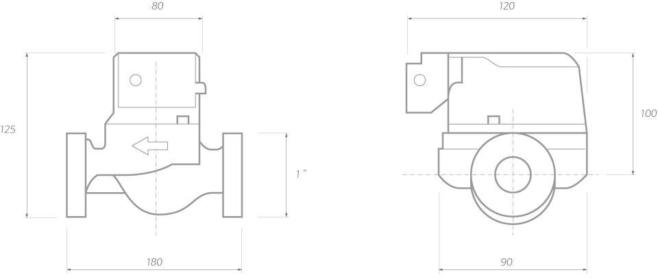 Циркуляционный насос GRS 25/6 для электрических котлов