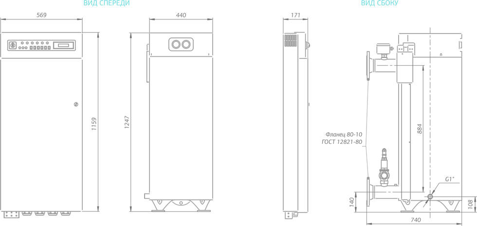 Проточный водонагреватель 350 кВт Мастер Невский