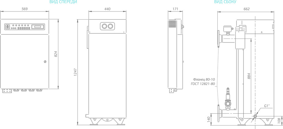 Проточный водонагреватель 150 кВт Мастер Невский