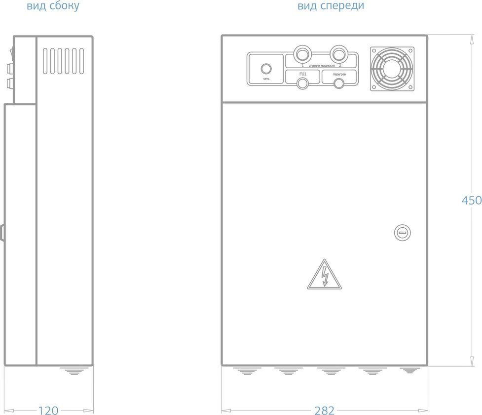 Шкаф автоматики и управления 10 кВт для водонагревателей «Невский»