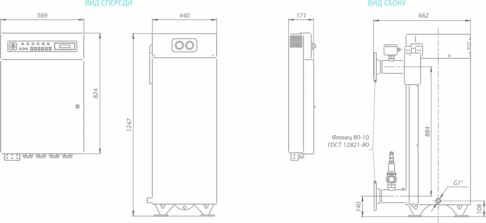 Проточный водонагреватель 175 кВт Мастер Невский